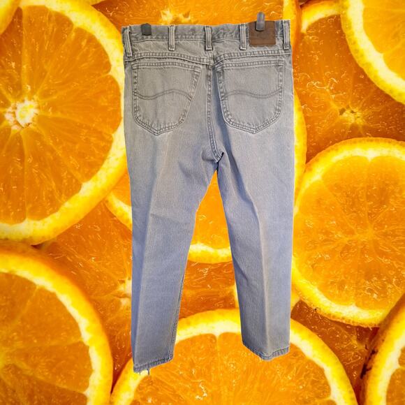 Lee Distressed Black Straight Leg Distressed Jeans Size 34x30 - Picture 5 of 6